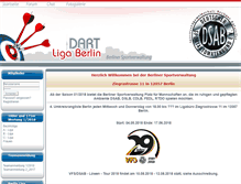 Tablet Screenshot of dartberlin.de